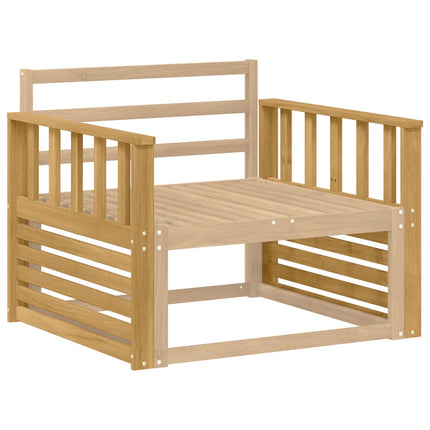 Armstödmodul 2 pcs Vit 80 x 6 x 61 cm Massivt Akaciaträ