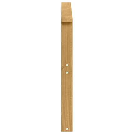 Armstödmodul 2 pcs Vit 80 x 6 x 61 cm Massivt Akaciaträ