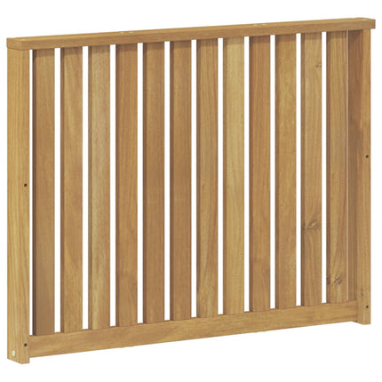 Armstödmodul 2 pcs Vit 80 x 6 x 61 cm Massivt Akaciaträ
