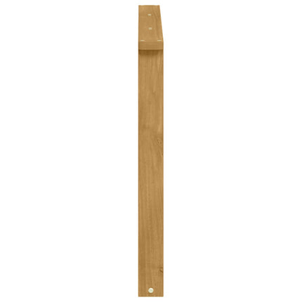 Armstödmodul 2 pcs Vit 80 x 6 x 61 cm Massivt Akaciaträ