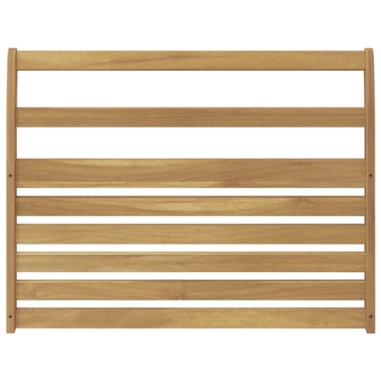 Armstödmodul 2 pcs Vit 78,5 x 8,5 x 60 cm Massivt Akaciaträ