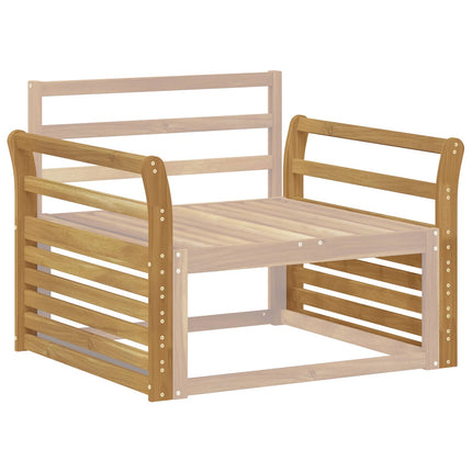 Armstödmodul 2 pcs Vit 78,5 x 8,5 x 60 cm Massivt Akaciaträ