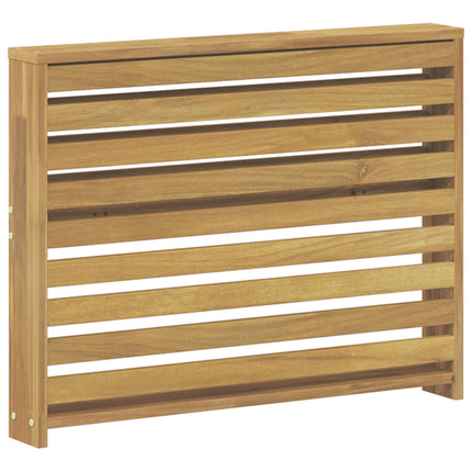 Armstödmodul 2 pcs Vit 78,5 x 10 x 61 cm Massivt Akaciaträ