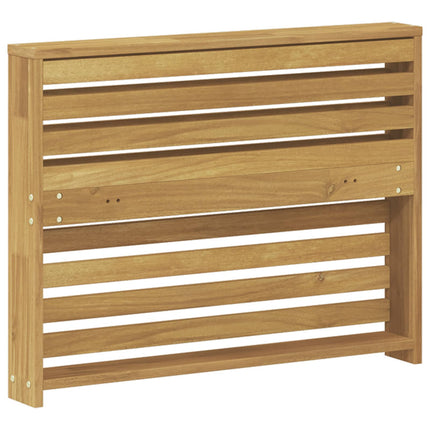 Armstödmodul 2 pcs Vit 78,5 x 10 x 61 cm Massivt Akaciaträ