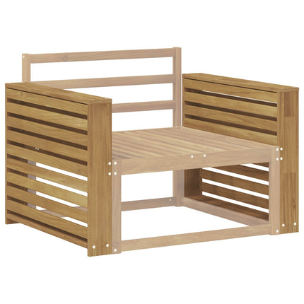 Armstödmodul 2 pcs Vit 78,5 x 10 x 61 cm Massivt Akaciaträ