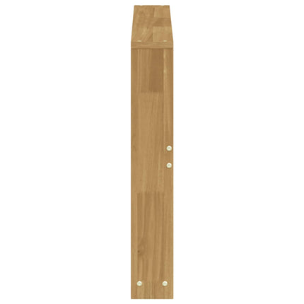 Armstödmodul 2 pcs Vit 78,5 x 10 x 61 cm Massivt Akaciaträ