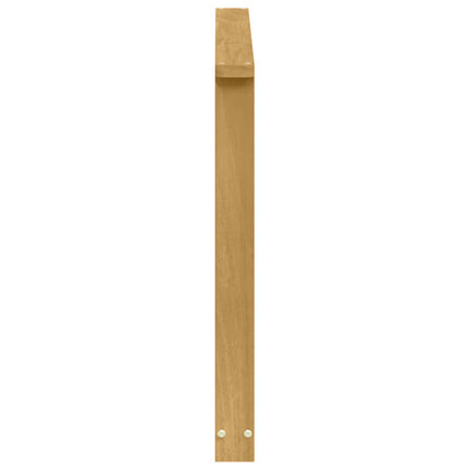 Armstödmodul 2 pcs Vit 80 x 6 x 61 cm Massivt Akaciaträ