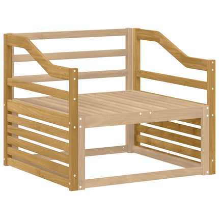 Armstödsmodule 2 pcs Vit 79 x 4 x 73 cm Massivt Akaciaträ