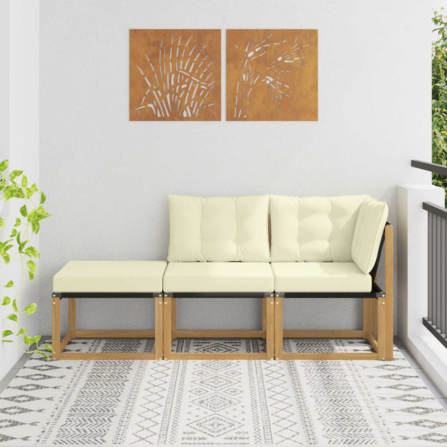 3 st Sektionell Soffa Enheter Vit