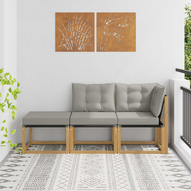 3 st Sektionell Soffa Enheter Vit
