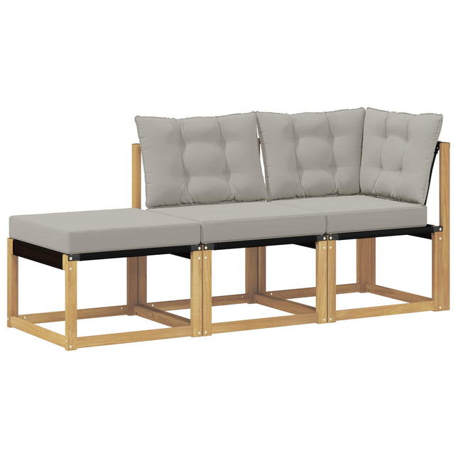 3 st Sektionell Soffa Enheter Vit