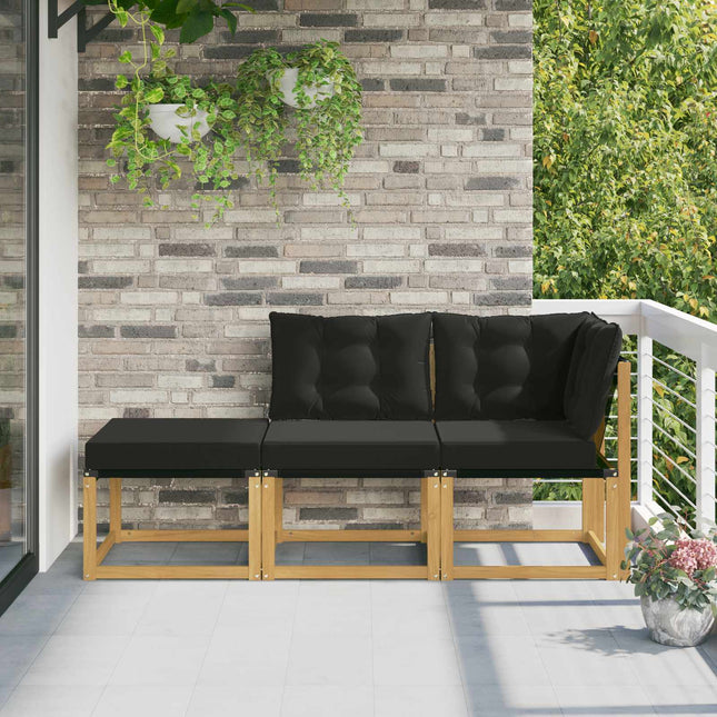 3 st Sektionell Soffa Enheter Vit
