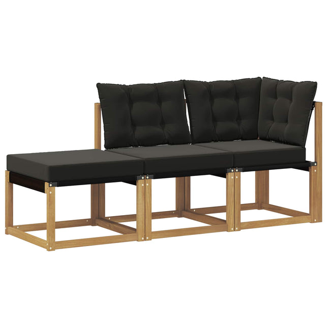 3 st Sektionell Soffa Enheter Vit
