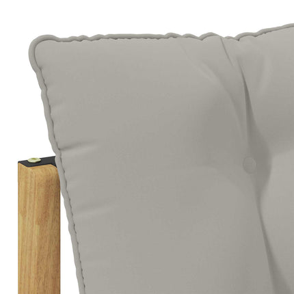 Utomhus Mellansoffa med kudde Vit 79 x 83 x 73 cm stål