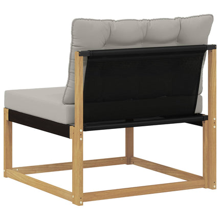 Utomhus Mellansoffa med kudde Vit 79 x 83 x 73 cm stål