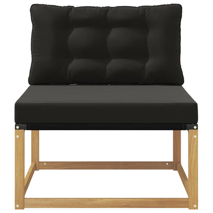 Utomhus Mellansoffa med kudde Vit 79 x 83 x 73 cm stål
