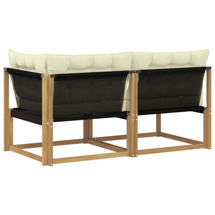 Sektionell Soffa Enheter med kudde Vit 162,5 x 83 x 73 cm