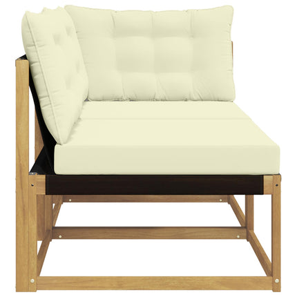 Sektionell Soffa Enheter med kudde Vit 162,5 x 83 x 73 cm