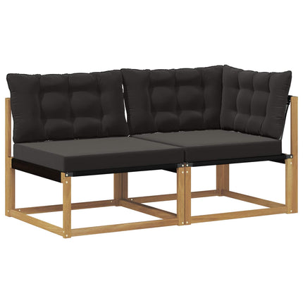 Sektionell Soffa Enheter med kudde Vit 162,5 x 83 x 73 cm
