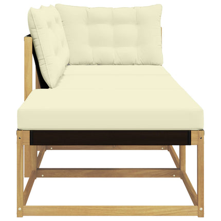 Sektionell Soffa Enheter med kudde Vit 241,5 x 83 x 73 cm