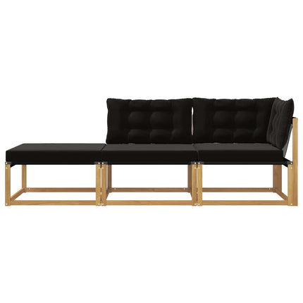 Sektionell Soffa Enheter med kudde Vit 241,5 x 83 x 73 cm