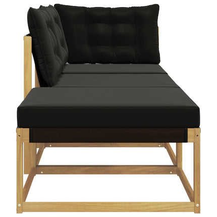 Sektionell Soffa Enheter med kudde Vit 241,5 x 83 x 73 cm