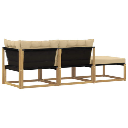 Sektionell Soffa Enheter med kudde Vit 241,5 x 83 x 73 cm
