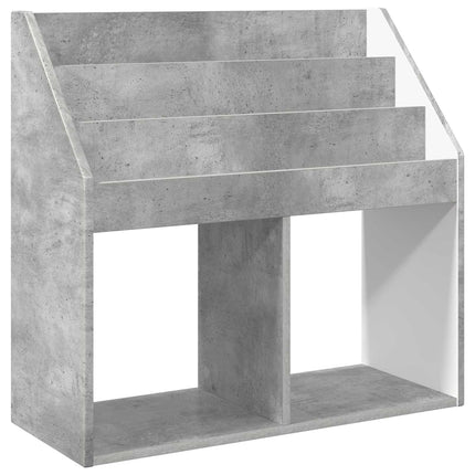Barnbokhylla Betonggrå 72,5 x 29,5 x 69 cm Konstruerat trä