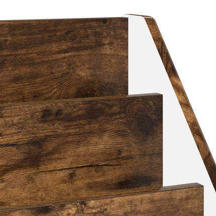 Barnbokhylla Rökt ek 72,5 x 29,5 x 69 cm Konstruerat trä
