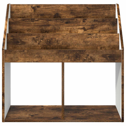 Barnbokhylla Rökt ek 72,5 x 29,5 x 69 cm Konstruerat trä
