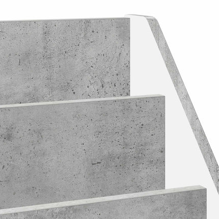 Barnbokhylla Betonggrå 60 x 29,5 x 69 cm Konstruerat trä