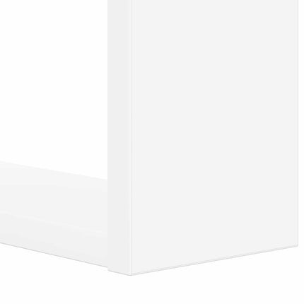 Hyllsystem 2 nivåer 52 x 25 x 71,5 cm Konstruerat trä Vit