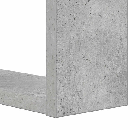 Hyllsystem Betonggrå 52 x 25 x 71,5 cm Konstruerat trä