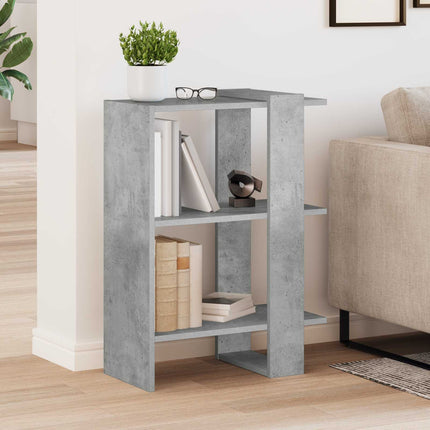 Hyllsystem Betonggrå 52 x 25 x 71,5 cm Konstruerat trä