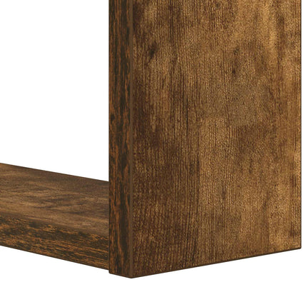 Hyllsystem Rökt ek 52 x 25 x 71,5 cm Konstruerat trä