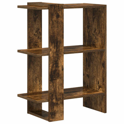 Hyllsystem 2 nivåer 52 x 25 x 71,5 cm Konstruerat trä Rökt ek