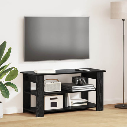 TV-ställ Svart Ek 100 x 40 x 50 cm