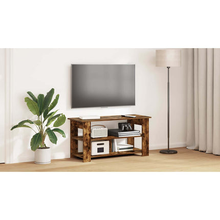 TV-ställ Rökt ek 100 x 40 x 50 cm