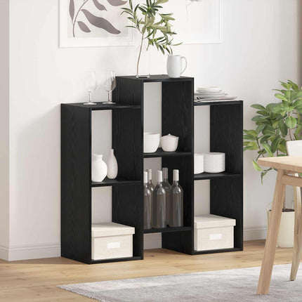 Sideboard Svart Ek 90 x 30 x 90 cm