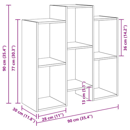 Sideboard Gammalt trä 90 x 30 x 90 cm