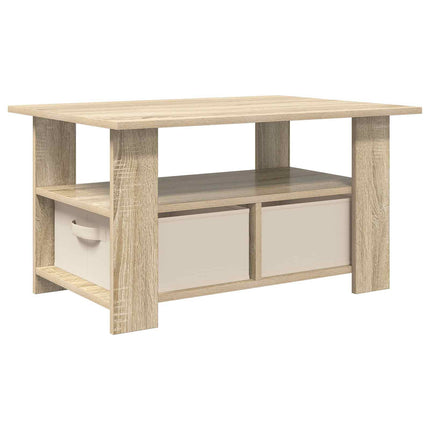 Kaffeebord Sonoma-ek 77 x 55 x 42 cm Konstruerat trä