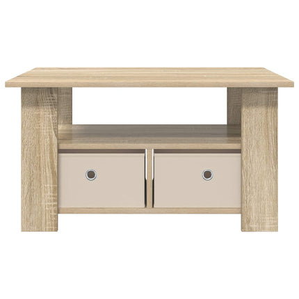 Kaffeebord Sonoma-ek 77 x 55 x 42 cm Konstruerat trä