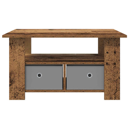 Kaffeebord Gammalt trä 77 x 55 x 42 cm Konstruerat trä