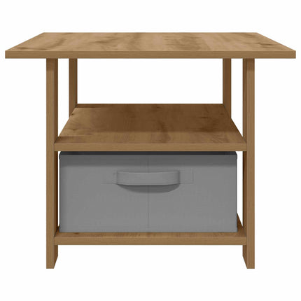 Kaffeebord med låda Artisan Ek 77 x 55 x 42 cm Konstruerat trä