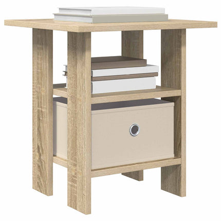 Sängbord 2 pcs Sonoma-ek 41 x 40 x 45 cm Konstruerat trä