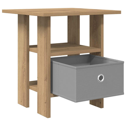 Sängbord 2 st Artisan Ek 41 x 40 x 45 cm Konstruerat trä