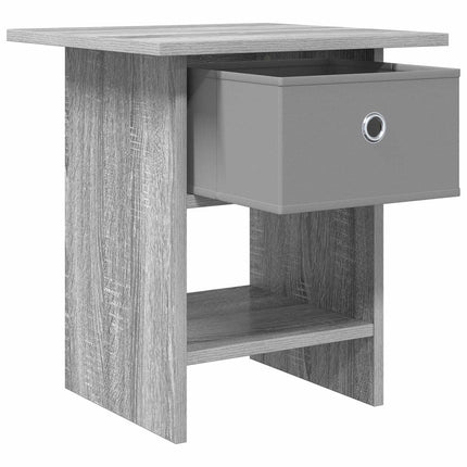 Sängbord 2 pcs Grå Sonoma 41 x 40 x 45 cm Konstruerat trä