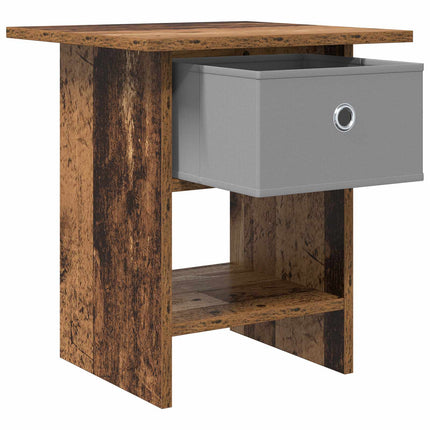 Sängbord 2 pcs Gammalt trä 41 x 40 x 45 cm Konstruerat trä