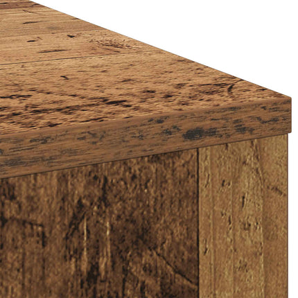 Skrivbord med låda Gammalt trä 100 x 40 x 75 cm Konstruerat trä