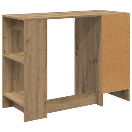 Skrivbord med låda Artisan Ek 100 x 40 x 75 cm Konstruerat trä